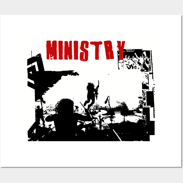 ministry live on Wall Art by sneaky geek studio